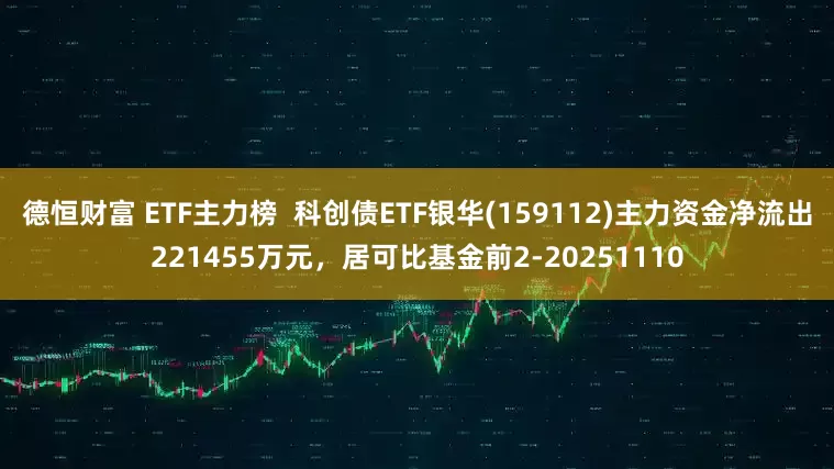 德恒财富 ETF主力榜  科创债ETF银华(159112)主力资金净流出221455万元，居可比基金前2-20251110